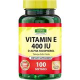 Vitapol Vitamin E 100 Softgels 400 IU Gluten İçermeyen Türkiye Menşeli Takviye Edici Gıda - Aromasız