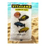Vitasand ZEHİRSİZ ÖZEL İMALAT BEYAZ AKVARYUM KUMU VE DEKOR TAŞI 800gr