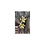 Vitastyle GOLD RENK KÜÇÜK LOTUS ÇİÇEĞİ 2'Lİ PENS TOKA
