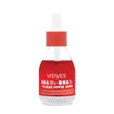 VITAYES AHA%10 BHA%2 Kırmızı Peeling Cilt Serumu - Gözenek Sıkılaştırıcı, Cilt Canlandırıcı, Yenileyici, Ton Eşitleyici, Arındırıcı, Siyah Nokta ve Akne Karşıtı, Anti-Aging, Yaşlanma Karşıtı 30 ml