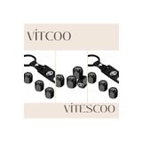 Vitcoo Toyota Logolu Anahtarlık Ve Sibop Kapağı Seti Yeni