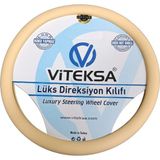 Viteksa LÜKS KOKUSUZ SERT SİLİKON DİREKSİYON KILIFI BEJ