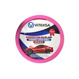 VİTEKSA Silikon Direksiyon Kılıfı Pembe 38 cm Kokusuz