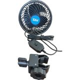 Viteksa Vantilatör 12V Mandallı Çift Kademeli 6inch T803