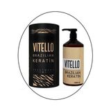 Vitello Brezilya Keratin 1000 ml Düzleştirici Saç Bakım Ürünü Kıvırcık Saçlar İçin Özel Formül