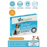 Vitexpert Droplus,Köpek,Damlası,Dış,Parazit,Pire,Kene,Bit,Ve,Deri,Bakımı,Için,Bitkisel,Damla,-,5,Tüp