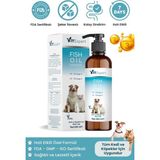 Vitexpert Kedi ve Köpekler Için Premium Fish Oil Omega 3 6 Içerikli Destekleyici Balık Yağı 200 ml