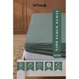 Vithus %100 Pamuk Penye Lastikli Çarşaf Tek Kişilik, Çift Kişilik ve Battal Boy