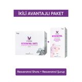 Vitisfera İkili Avantajlı Paket 1 (Resveratrol Shots + Resveratrol Şurup)