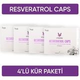 Vitisfera Resveratrol Caps Kür Paketi (4 Kutu)