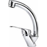 Vitkar Su Armatürleri Nehir Mix Kuğu Banyo Lavabo Bataryası Krom Renk - ( Yerli Üretim-Pirinç Gövde )
