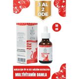 VitKitty Kediler İçin Tüy Dökümü Önleyici, Tüyleri Besleyen Cilt Ve Tüy Sağlığı Damlası Plus B 50 ml