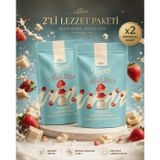 Vitlove Toscani Beyaz Çikolata Kaplı Dondurularak Kurutulmuş Çilek Draje 2 x 60gr