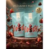 Vitlove Toscani Sütlü Çikolata Kaplı Dondurularak Kurutulmuş Çilek Draje 2 x 60gr