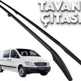 VİTO EXTRA UZUN ŞASE TAVAN ÇITASI SİYAH RENK 2003 2004 2005 2006 2007 2008 2009
