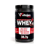 Vitojen Whey Collagen | 38.7g Net Protein | Gerçek Sütlü Çikolata Tozu | 28g Whey | 8.77 Bcaa | 10g Kolajen