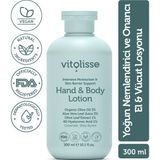 Vitolisse El ve Vücut Losyonu 300ML – Yoğun Nemlendirici Bariyer Destekleyici Vegan (%3 Organik Zeytinyağı)