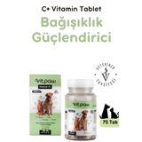 Vitpaw Immune C+ 26 Gr. (Kedi Ve Köpekler Için Bağışıklık Sistemini Destekleyici Tablet 75 Tablet)
