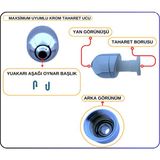 VitrA 311463YP1TE Vitra-Taharet Ucu Fıskiye Ayarlı Krom (TK17°)