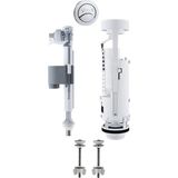 VitrA 330B1610 Alttan Su Girişli Rezervuar İç Takım Gri Renkli 2,5/4 L Özellikli Model - 2.5