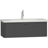 VitrA 56140 Nest Trendy 100 cm Parlak Antrasit Tek Çekmeceli Lavabo Dolabı