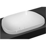 VitrA 5653B470-0016 Frame 58 cm Siyah Tezgah Üstü TV Lavabo