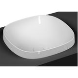 VitrA 5654B483-0016 Frame Tezgah Üstü 42 cm Mat Siyah Kare Lavabo