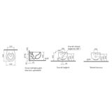 VitrA 5885B483-0559 Memoria Rim-ex Mat Siyah Asma Klozet