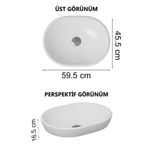VitrA 5940B003-0012 Beyaz Metropole 45x45 cm Çanak Lavabo