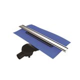 VitrA 59980476000 Eco-Flow V-Flow Dk100 40 cm Mat Krom Yandan Duş Kanalı