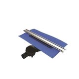 VitrA 59980480000 Yandan Çıkışlı Mat Krom 60 cm Eco Flow Duş Kanalı