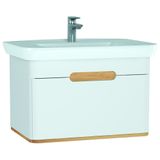 VitrA 60813 Sento 80 cm Mat Beyaz Lavabo Dolabı