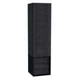 VitrA 61258 Frame Çekmeceli Hareli Siyah Meşe Mat Siyah Sol Boy Dolabı