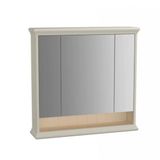 VitrA 62233 80 cm Valarte Fildişi Aynalı Üst Modül Banyo Dolabı