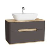 VitrA 62372 Sento 90 cm Tezgahüstü Lavabo Dolabı