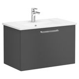 VitrA 68221 80 CM Mat Fırtına Gri Root Lavabo Dolabı