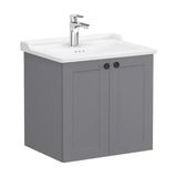 Vitra 68703 Root Classic 60 cm Gri Kapaklı Banyo Dolabı Alt Modül Lavabo