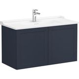 VitrA 68748 Root Classic Kapaklı 100 cm Mat Lacivert Lavabo Dolabı