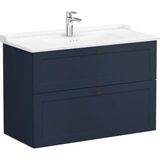 VitrA 68895 100 cm 2 Çekmeceli Mat Lacivert Root Classic Lavabo Dolabı