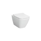 VitrA 7082l003-0090 İntegra Square Kare Rimex Kanalsız Asma Klozet + Yavaş Kapak