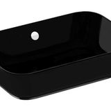 VitrA 7425B070-0012 60x39 cm Geo Siyah Çanak Lavabo