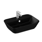 VitrA 7426B083-0001 60x43 cm Geo Siyah Çanak Lavabo