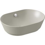VitrA 7427B020-0012 Geo 55x40 CM Oval Mat Bej Çanak Lavabo
