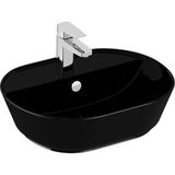 VitrA 7428B070-0001 55x43 cm Geo Siyah Çanak Lavabo