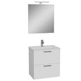 VitrA 75021 Mia 60 CM Parlak Beyaz Banyo Dolabı Seti