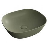 VitrA 7810B475-0016 Plural Kare 45 cm Mat Yosun Yeşili Alçak Çanak Lavabo