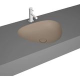 VitrA 7812B474-1083 47 cm Mat Kil Beji Plural Üçgen Tezgah Altı Lavabo