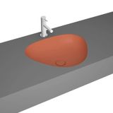 VitrA 7812B477-1083 47 cm Mat Terra Rossa Plural Üçgen Tezgah Altı Lavabo