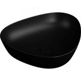 VitrA 7812B483-0016 Plural Üçgen Alçak Çanak Mat Siyah 47 cm Lavabo
