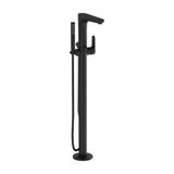 VitrA A4274136 El Duşlu Mat Siyah Root Round Yerden Küvet Bataryası